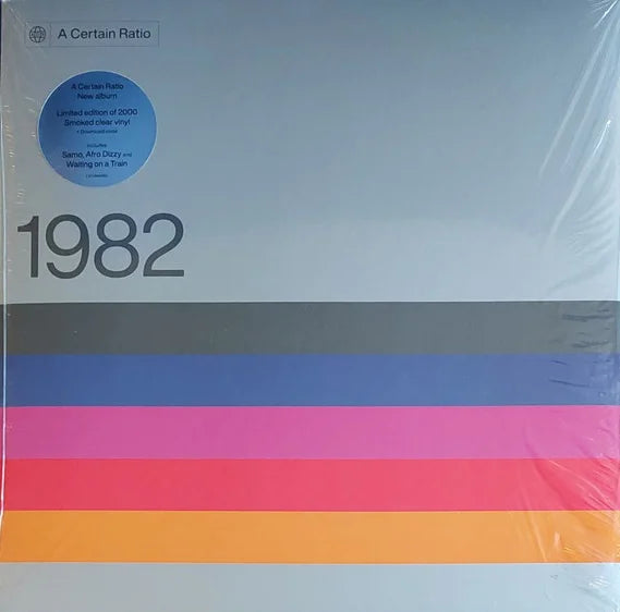 Cover of A Certain Ratio – 1982 Limited Edition Grey Marble Smoked Clear Vinyl LP
