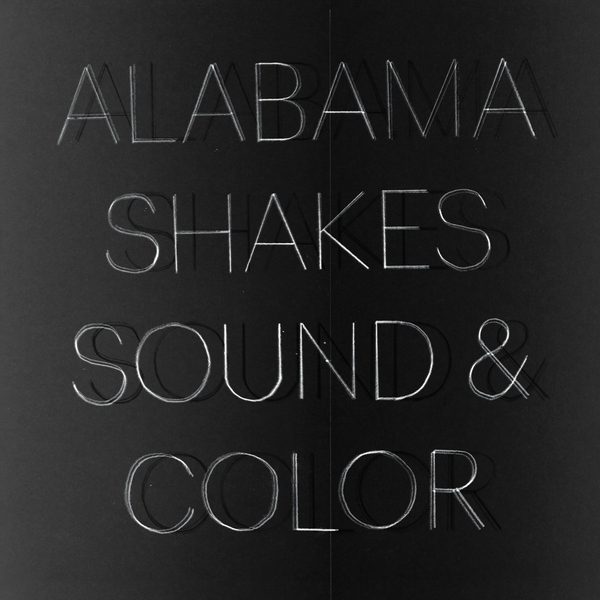 vinyl LP record with 'Alabama Shakes Sound & Color' text on the cover.