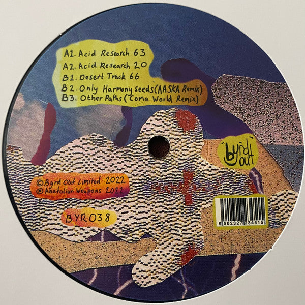 Anatolian Weapons – Selected Acid Tracks, Byrd Out – BYR038 Vinyl LP