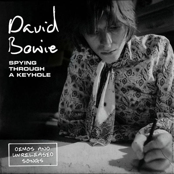 Cover of David Bowie – Spying Through A Keyhole Limited Ed Deluxe 4x7 Vinyl Box Set, featuring deluxe edition artwork