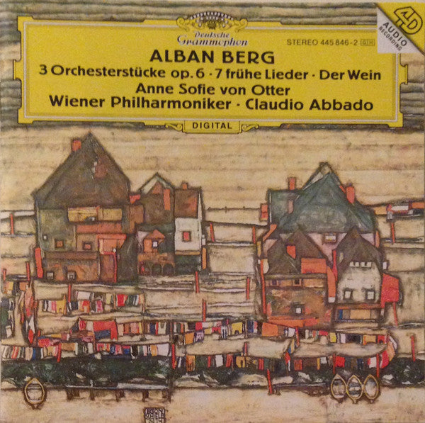 Berg - 3 Orchesterstücke - 7 Frühe Lieder - Der Wein, Anne. Abbado. EU 1995 Deutsche Grammophon 445 846-2