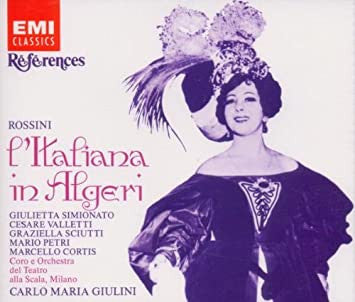 Rossini  – L'Italiana in Algeri, Giulietta Simionato, Carlo Maria Giulini. 2xCD E.U. EMI Classics  CHS 7 64041 2