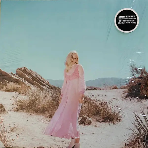 Cover of Emily Kinney – The Supporting Character Pink Opaque Vinyl LP