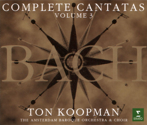 Bach - Complete Cantatas - Vol. 3. Koopman, Germany 1996 Erato – 0630-14336-2  3xCD Set