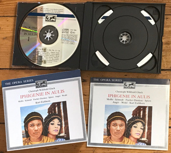Gluck - Anna Moffo, Dietrich Fischer-Dieskau, Kurt Eichhorn, 2xCD Box Set EU 1988 Eurodisc – 352 988