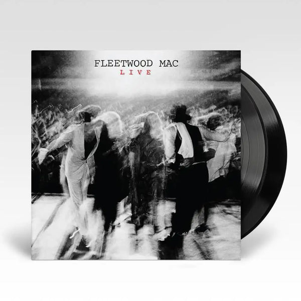 Black & White cover of Fleetwood Mac Live 2xVinyl LP, collectible vinyl, classic rock, live performances, double LP