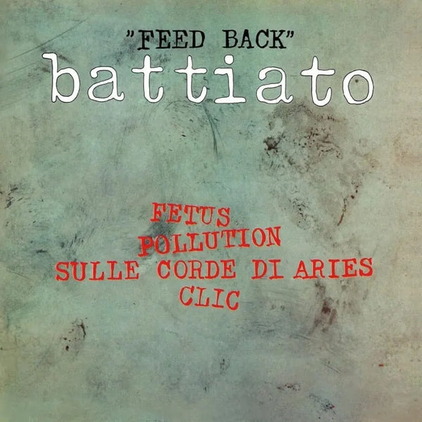 Franco Battiato – Feed Back, Limited Edition, Numbered, Vinyl 2xLP