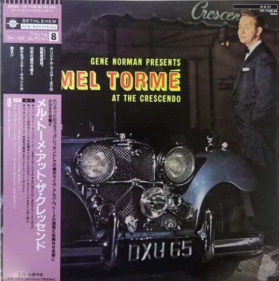 Gene Norman Presents Mel Torme At The Crescendo, Bethlehem YP-7108-BE Japan Vinyl + Obi