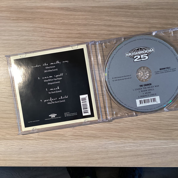 The Church – Under The Milky Way, Australia 1998 Mushroom – MUSH01753.2 Ltd. Ed. CD Single The Church – Under The Milky Way, Australia 1998 Mushroom – MUSH01753.2 Ltd. Ed. CD Single