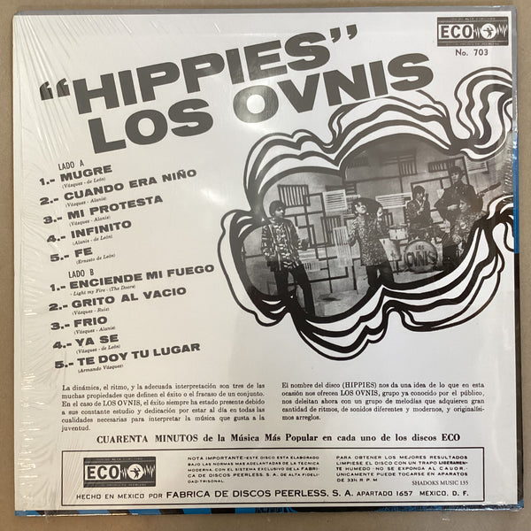 Los Ovnis – Hippies, Germany 2011 Shadoks Music – SHADOKS 135, Numbered Vinyl LP Los Ovnis – Hippies, Germany 2011 Shadoks Music – SHADOKS 135, Numbered Vinyl LP