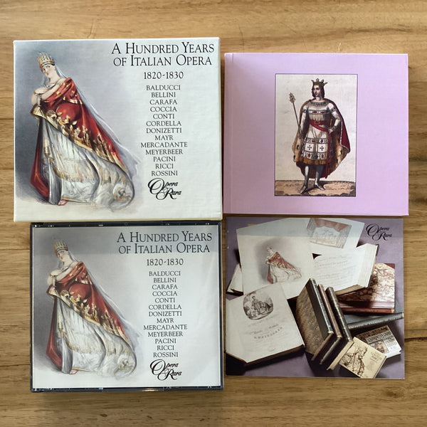A Hundred Years of Italian Opera (1820-1830)· UK Opera Rara ORCH 104 3xCD Box Set