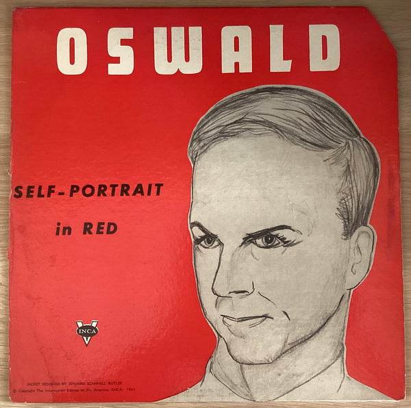 Lee Harvey Oswald – Oswald Self-Portrait In Red, US 1965 Eyewitness Records EW-1001