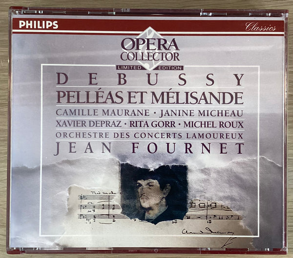 Debussy – Pelléas Et Mélisande, Jean Fournet Conduit L' Orchestre Des Concerts Lamoureux, 1992 German Philips – 434783 2xCD