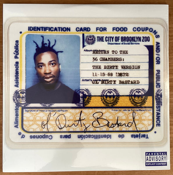 Ol' Dirty Bastard – Return To The 36 Chambers: The Dirty Version, 2xLP Vinyl