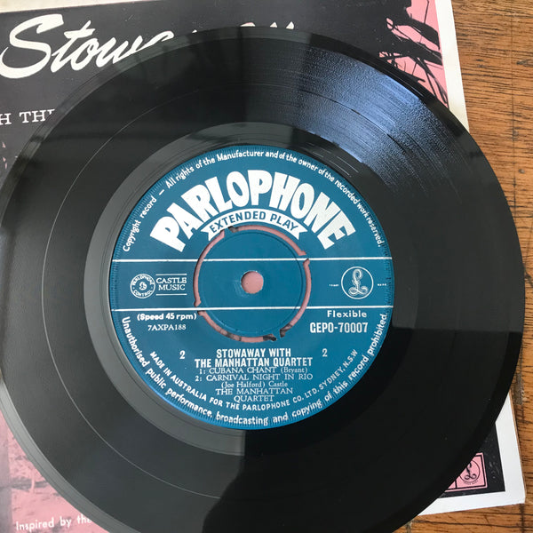 The Manhattan Quartet - Stowaway, 1960 Parlophone GEPO 70007 The Manhattan Quartet - Stowaway, 1960 Parlophone GEPO 70007
