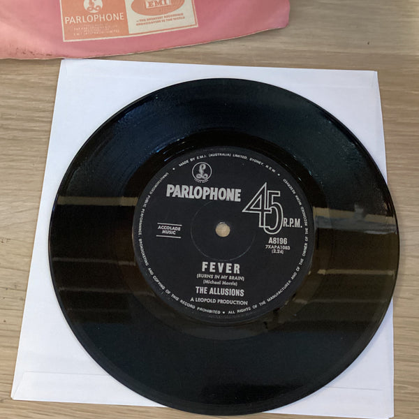 The Allusions – Gypsy Woman, 7" Single Australia 1966 Parlophone – A8196