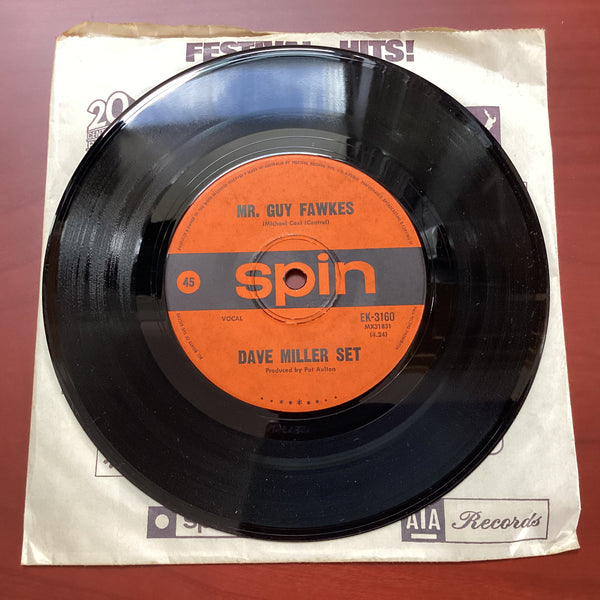 Dave Miller Set – Mr. Guy Fawkes, 7" Single, Australia 1969, Spin – EK-3160