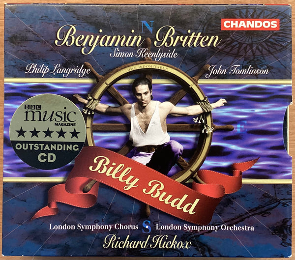 Benjamin Britten - Billy Budd, Philip Langridge, LSO, Richard Hickox. 3xCD Box E.U. 2000 Chandos – CHAN 9826(3)