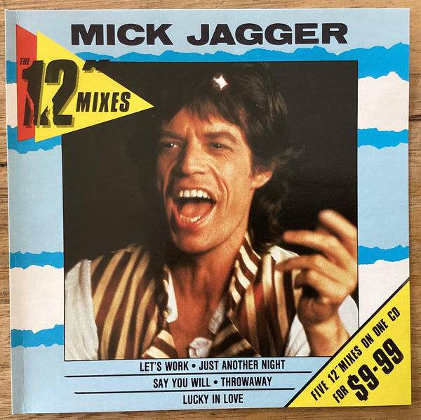 Mick Jagger – The 12" Mixes, Australia 1988 CD, CBS – 652969 2