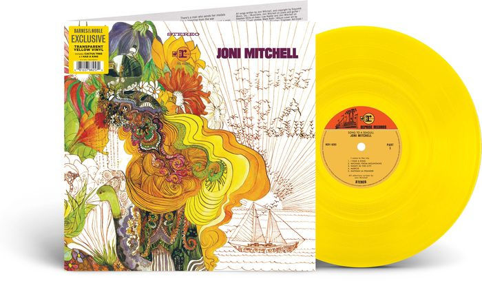 Joni Mitchell – Song To A Seagull, Yellow Coloured Vinyl LP
