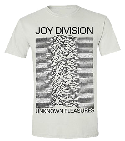 Joy Division, "Unknown Pleasures" T-shirt (white)