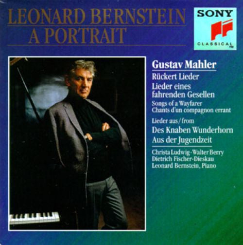 Leonard Bernstein, Gustav Mahler: Lieder, Ludwig, Berry, Fischer-Dieskau. E.U. 2xCD Sony Classical – SM2K 47170