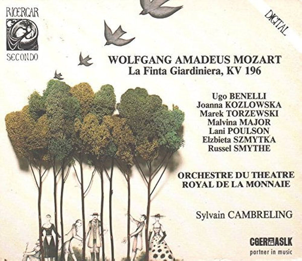 Mozart - La Finta Giardiniera, Benelli, Kozlowska, Cambreling. 3xCD Box Set France Ricercar Secondo RIS 066045-47