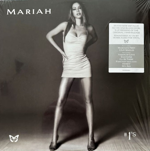 Mariah Carey – #1's, Metallic Silver & Black Swirl Vinyl 2xLP