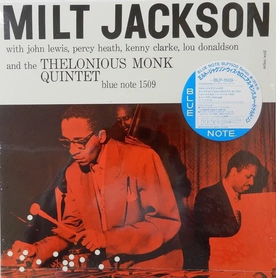 Milt Jackson And The Thelonious Monk Quintet, 1983 Blue Note – BLP-1509 Japan Vinyl