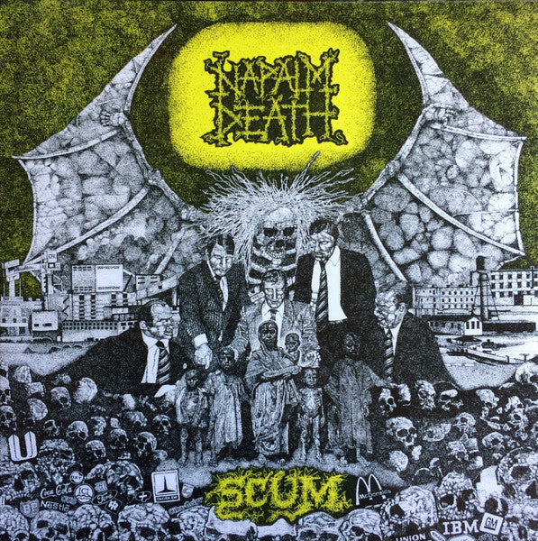Napalm Death – Scum, FDR = Full Dynamic Range Remastered Vinyl LP