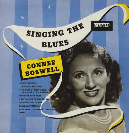 Connie Boswell – Singing The Blues, Denmark 1988 Official – 12004