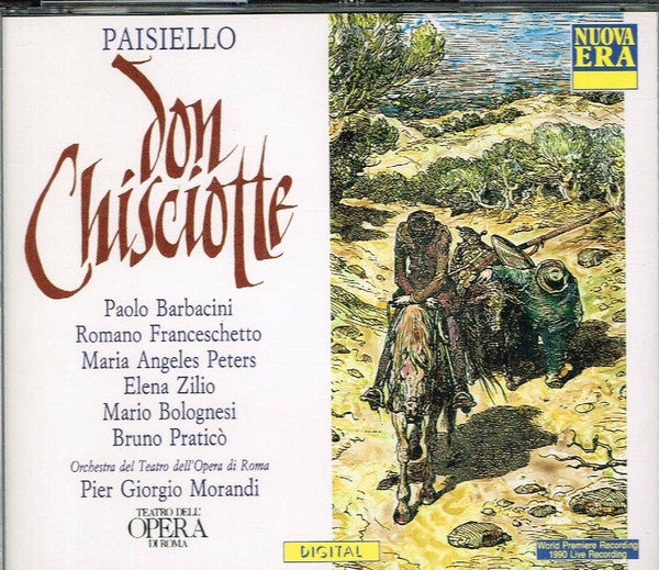 Paisiello - Don Chisciotte, Barbacini, Franceschetto, Pier Giorgio Morandi. 2xCD E.U. 1991 NUOVA ERA – 6994/95