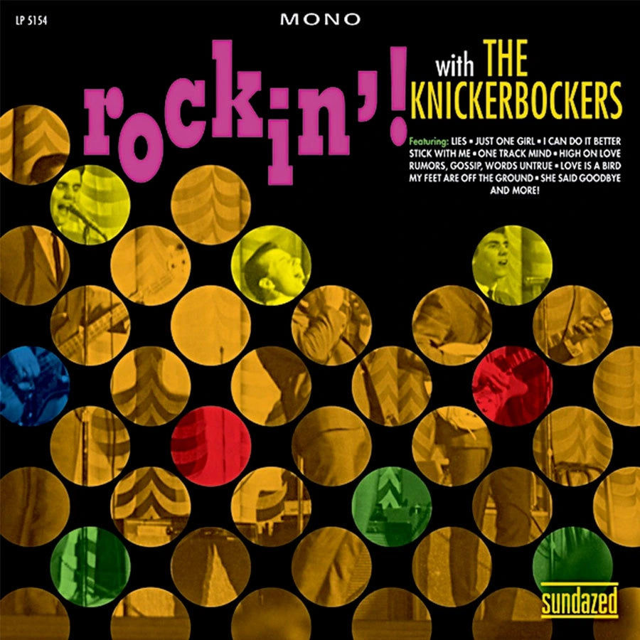 The Knickerbockers – Rockin'! With The Knickerbockers coloured vinyl LP album cover