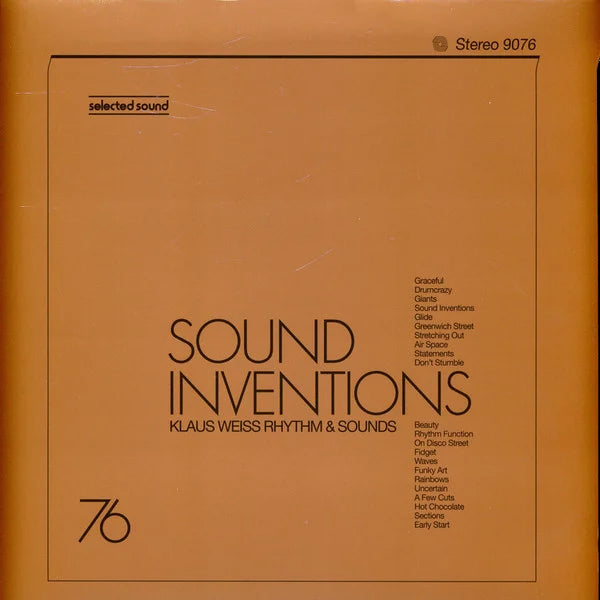Klaus Weiss Rhythm & Sounds – Sound Inventions, Be With Records Vinyl LP