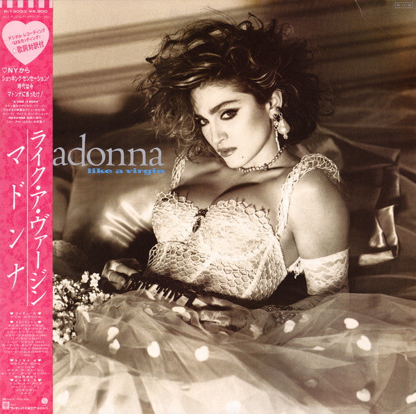 Madonna - Like A Virgin, 1984 Sire P-13033 Japan Vinyl LP + Obi