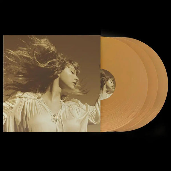 Taylor Swift Fearless Taylor’s Version 3xLP Gold Vinyl, collectible vinyl, country/pop, gold pressing, multi-disc box set