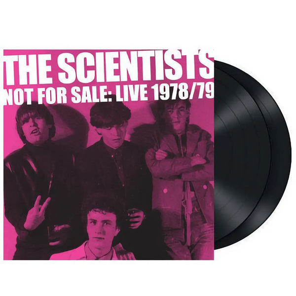 The Scientists Not For Sale 1978-79 2x vinyl LP, punk rock, Australian post-punk, band in duoton colour cover art