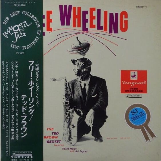 Ted Brown Sextet - Warne Marsh & Art Pepper – Free Wheeling, Vanguard SR(M)3146 Japan Vinyl + OBI