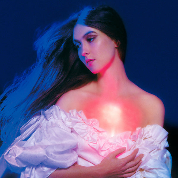 And In Darkness, Hearts Aglow vinyl by Weyes Blood, orchestral indie pop LP, ethereal cover art