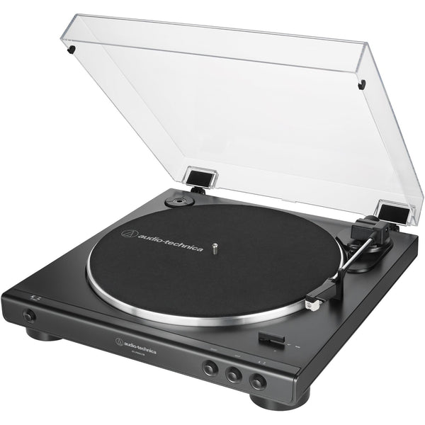 Audio-Technica AT-LP60XBT Fully Automatic Belt Drive Stereo Bluetooth Turntable (Black)
