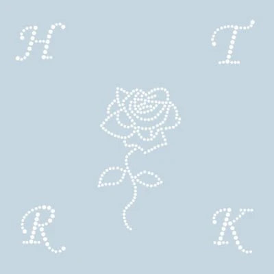 cover art for HTRK Rhinestones blue vinyl