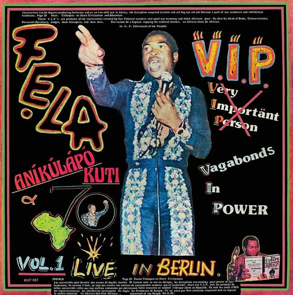 Fela Kuti - V.I.P (Live in Berlin), Vinyl LP