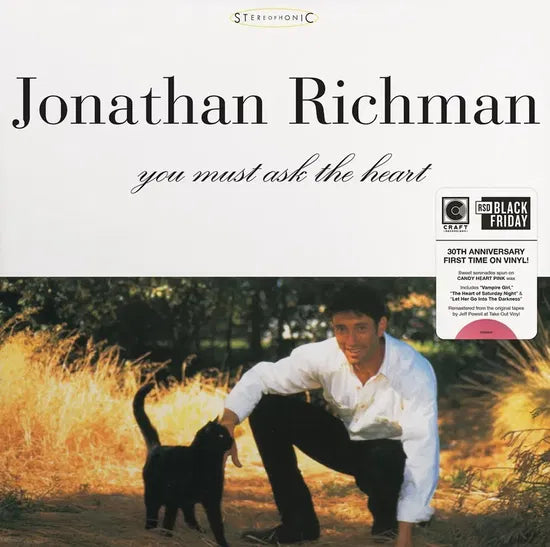 Jonathan Richman - You Must Ask The Heart, Pink Vinyl LP RSD Black Friday 2025