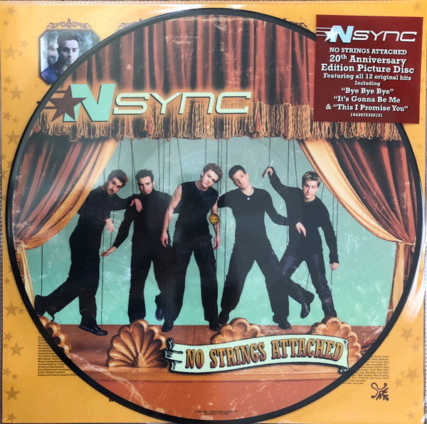 cover art for No Strings Attached 20th anniversary picture disc vinyl LP by NSYNC