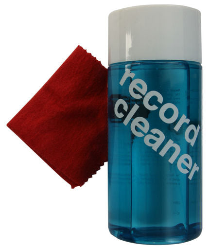 bottle of record cleaner fluid