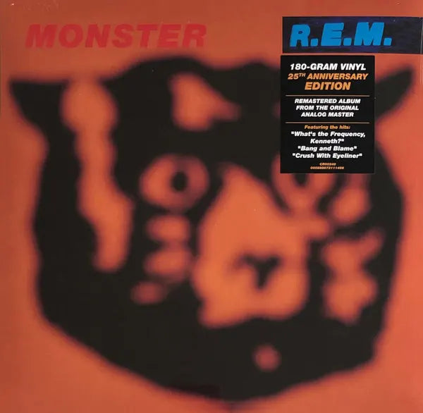 R.E.M. Monster 25th Anniversary Remastered Vinyl LP, collectible vinyl, alternative rock, remastered sound