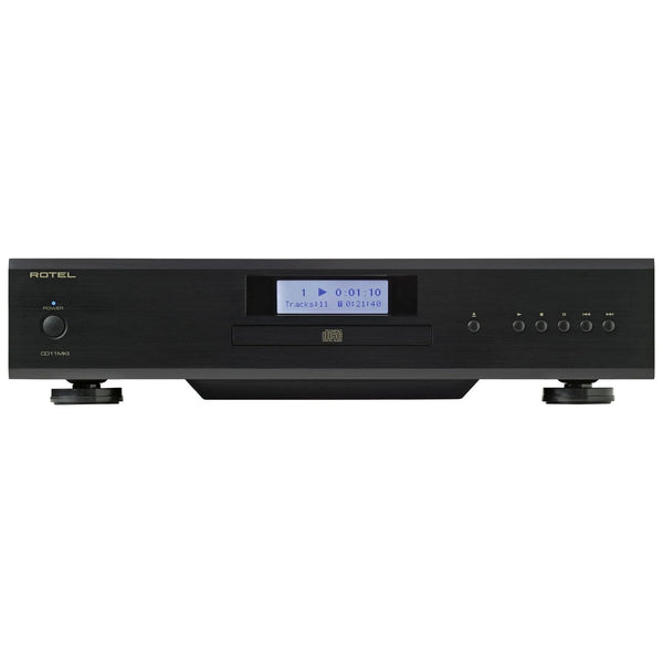 Rotel CD11MKII CD Player, sleek hi-fi component front view of black version