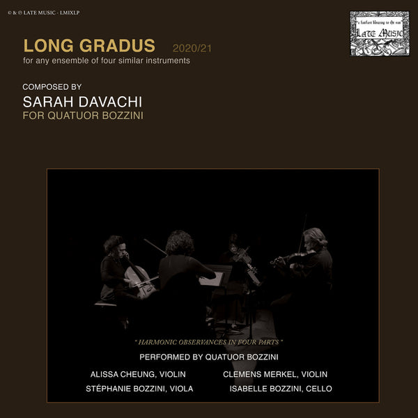 Sarah Davachi - Long Gradus, 2x Vinyl LP