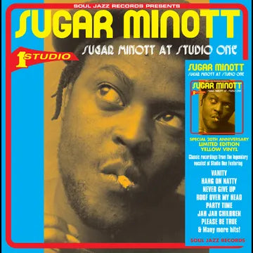 cover art for At Studio One 2x coloured vinyl LP by Sugar Minott
