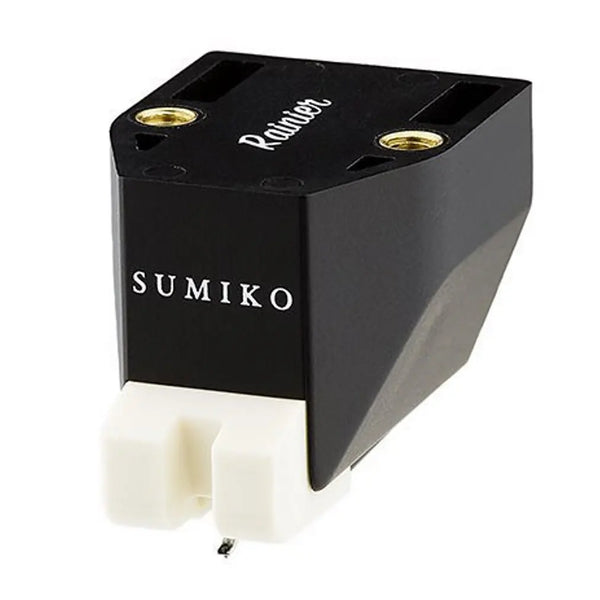 close up view of the Sumiko Rainier MM Cartridge
